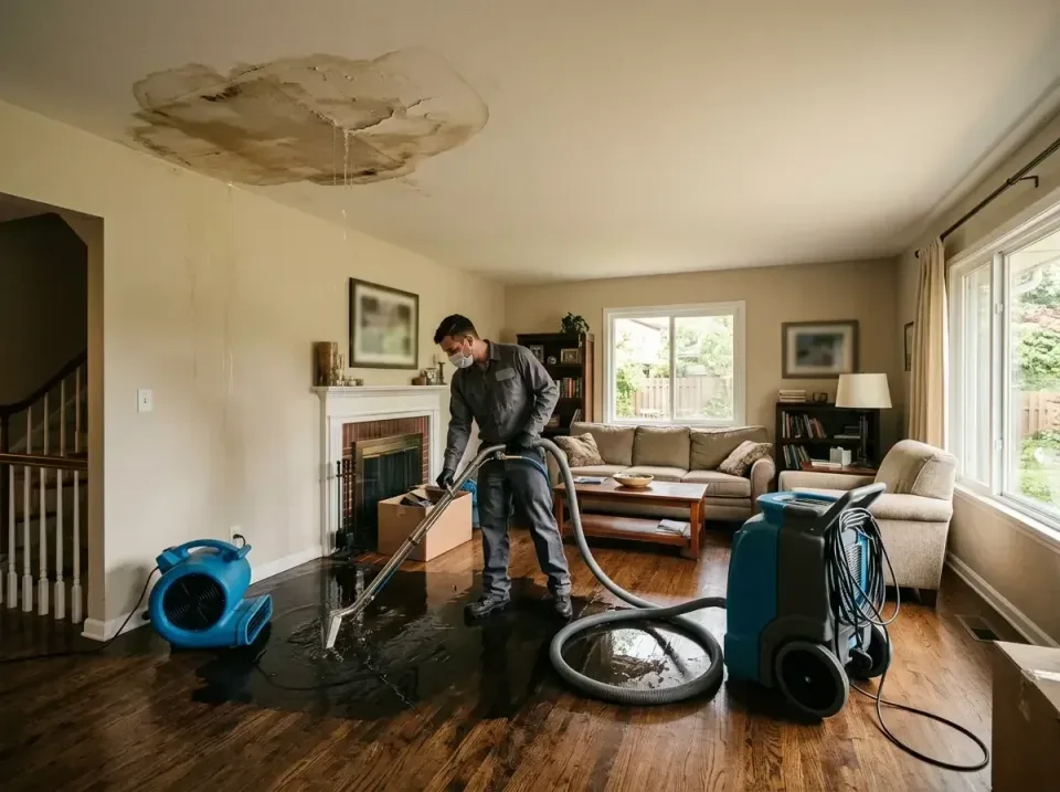 attic-pipe-burst-ceiling-drip-008 — frequently asked questions, Water Damage Restoration & Carpet Care in Merrill, WI